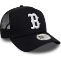 kasketter-buet-marinebla-snapback-league-essential-a-frame-fra-boston-red-sox-mlb-af-new-era