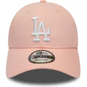 kasketter-buet-rosa-justerbar-rem-9forty-league-essential-fra-los-angeles-dodgers-mlb-af-new-era