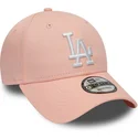 justerbar-9forty-league-essential-lyserod-buet-kasket-fra-los-angeles-dodgers-mlb-fra-new-era