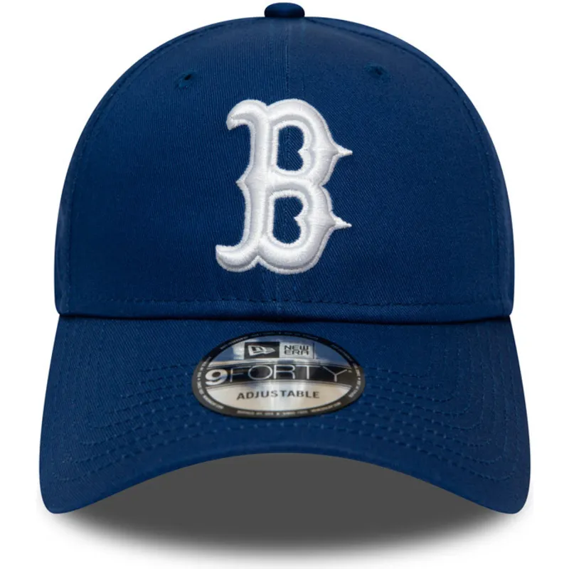 kasketter-buet-bla-justerbar-rem-9forty-league-essential-fra-boston-red-sox-mlb-af-new-era
