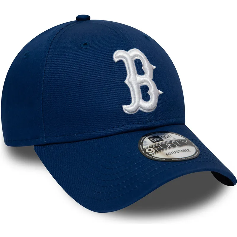 kasketter-buet-bla-justerbar-rem-9forty-league-essential-fra-boston-red-sox-mlb-af-new-era