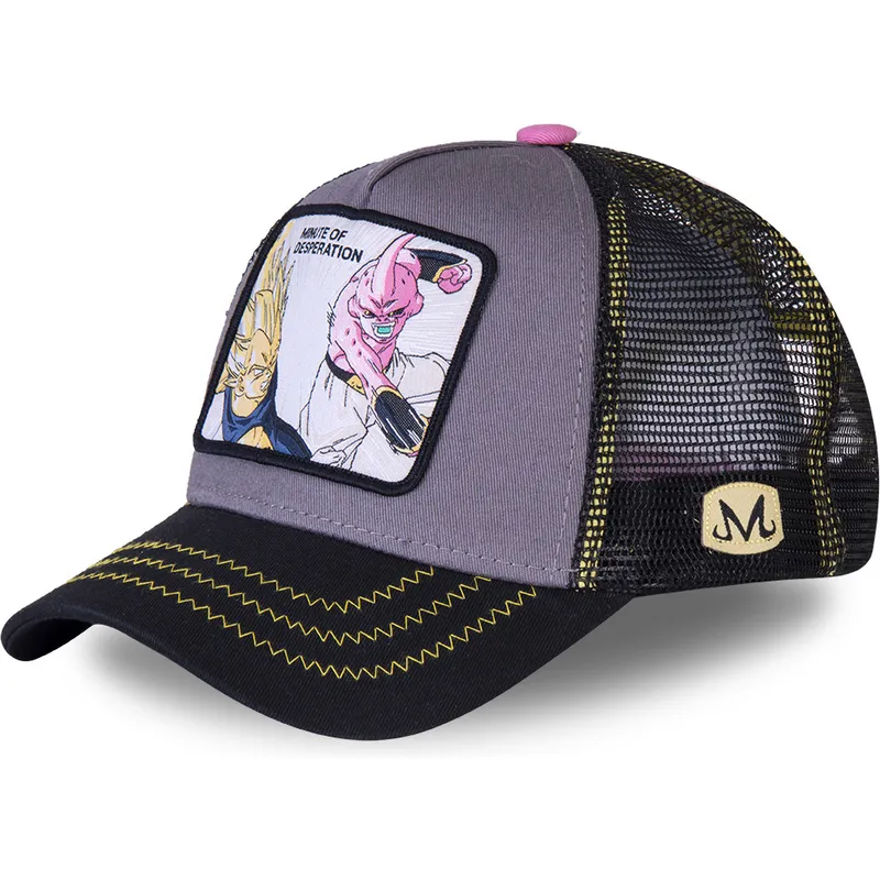 kasketter-buet-gra-snapback-vegeta-vs-kid-buu-dragon-ball-af-capslab