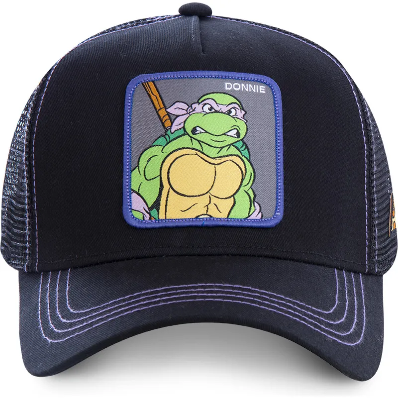 kasketter-buet-sort-snapback-donatello-ninja-turtles-af-capslab