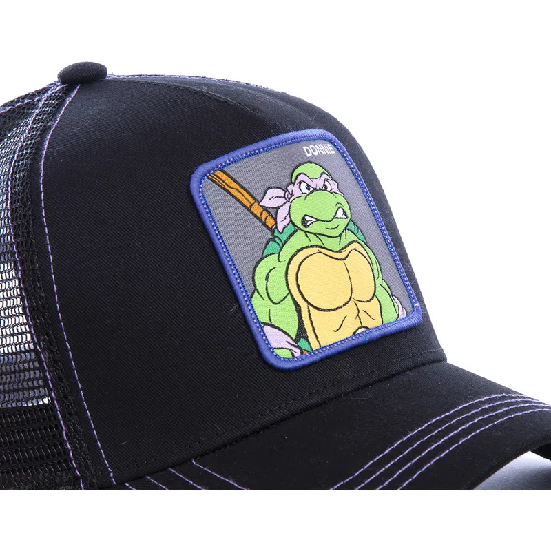 kasketter-buet-sort-snapback-donatello-ninja-turtles-af-capslab