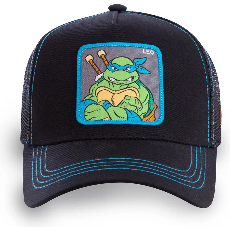 kasketter-buet-sort-snapback-leonardo-ninja-turtles-af-capslab