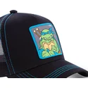 kasketter-buet-sort-snapback-leonardo-ninja-turtles-af-capslab