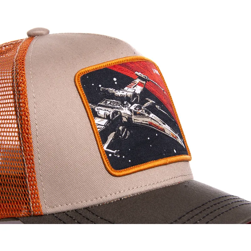 kasketter-buet-gra-snapback-x-wing-starfighter-star-wars-af-capslab kasketter-buet-gra-snapback-x-wing-starfighter-star-wars-af-capslab
