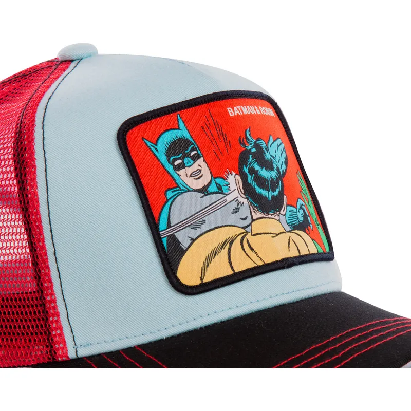 kasketter-buet-bla-snapback-batman-og-robin-dc-comics-af-capslab
