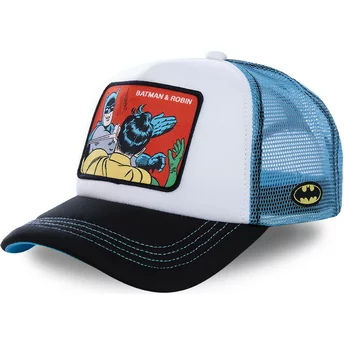 Capslab Batman & Robin MEM4 DC Comics White and Blue Trucker Hat