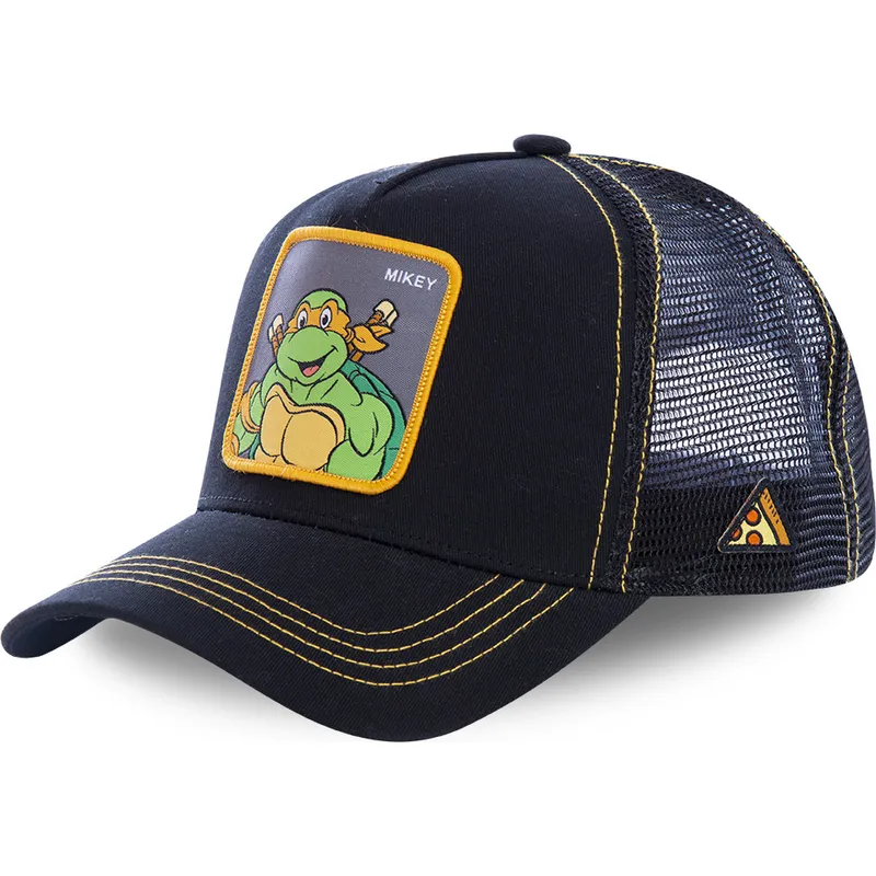 kasketter-buet-sort-snapback-michelangelo-ninja-turtles-af-capslab kasketter-buet-sort-snapback-michelangelo-ninja-turtles-af-capslab