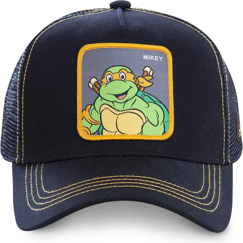 kasketter-buet-sort-snapback-michelangelo-ninja-turtles-af-capslab kasketter-buet-sort-snapback-michelangelo-ninja-turtles-af-capslab
