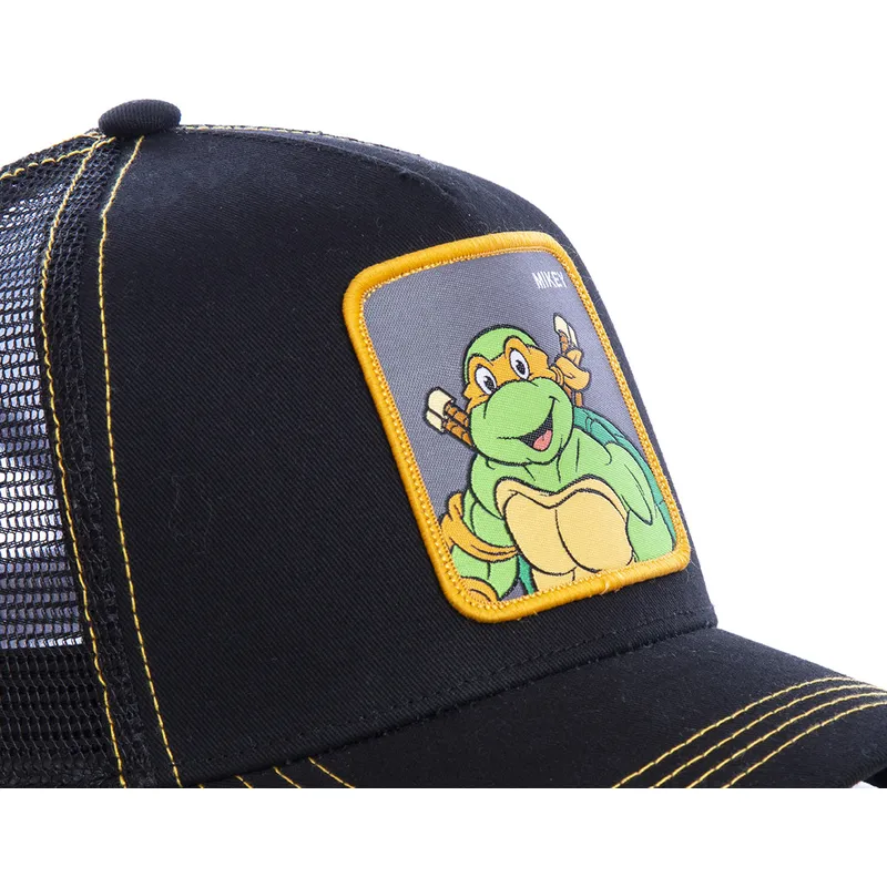 kasketter-buet-sort-snapback-michelangelo-ninja-turtles-af-capslab kasketter-buet-sort-snapback-michelangelo-ninja-turtles-af-capslab
