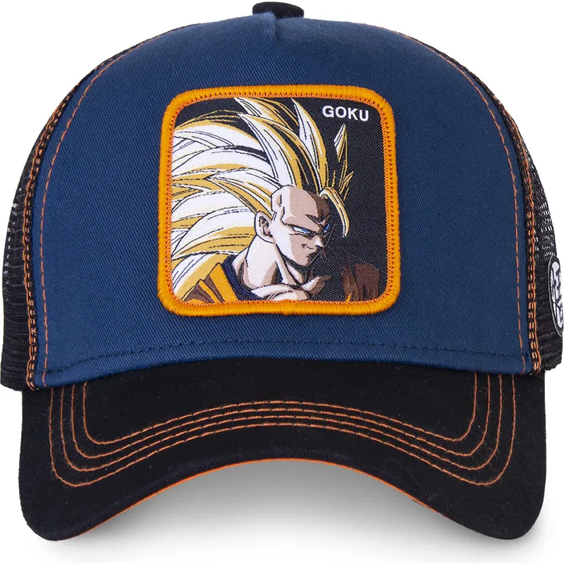 kasketter-buet-marinebla-snapback-son-goku-dragon-ball-af-capslab kasketter-buet-marinebla-snapback-son-goku-dragon-ball-af-capslab