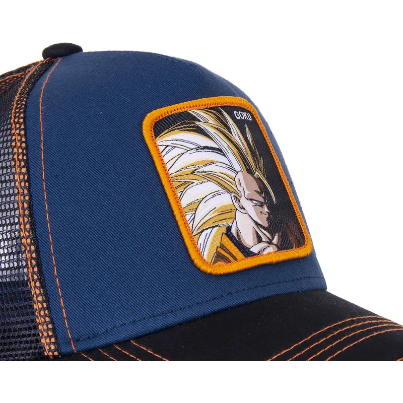kasketter-buet-marinebla-snapback-son-goku-dragon-ball-af-capslab kasketter-buet-marinebla-snapback-son-goku-dragon-ball-af-capslab