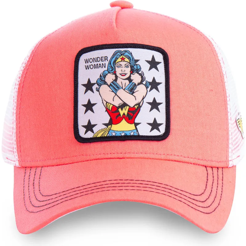 lyserod-trucker-kasket-wonder-woman-won3-dc-comics-fra-capslab
