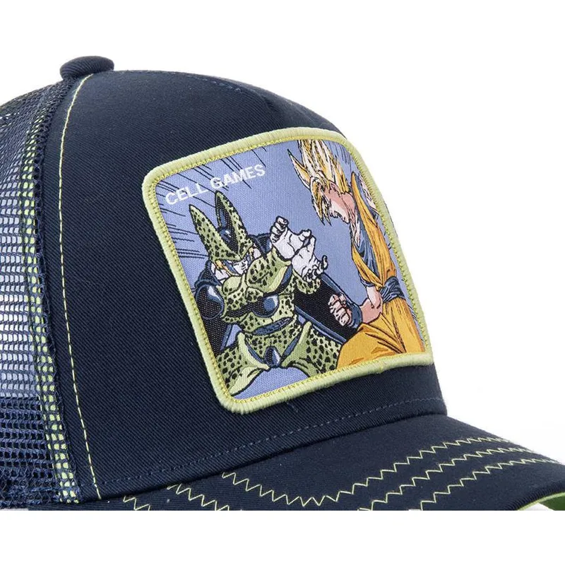 kasketter-buet-marinebla-snapback-cell-vs-goku-dragon-ball-af-capslab