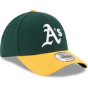 gron-og-gul-justerbar-buet-kasket-9forty-the-league-fra-oakland-athletics-mlb-fra-new-era