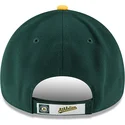gron-og-gul-justerbar-buet-kasket-9forty-the-league-fra-oakland-athletics-mlb-fra-new-era