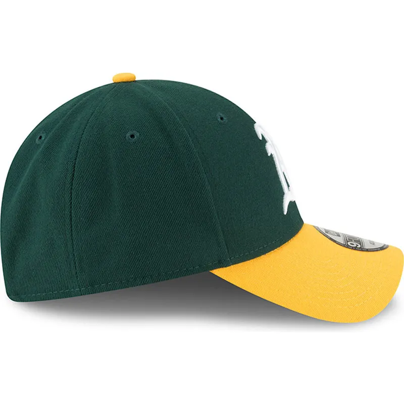 gron-og-gul-justerbar-buet-kasket-9forty-the-league-fra-oakland-athletics-mlb-fra-new-era
