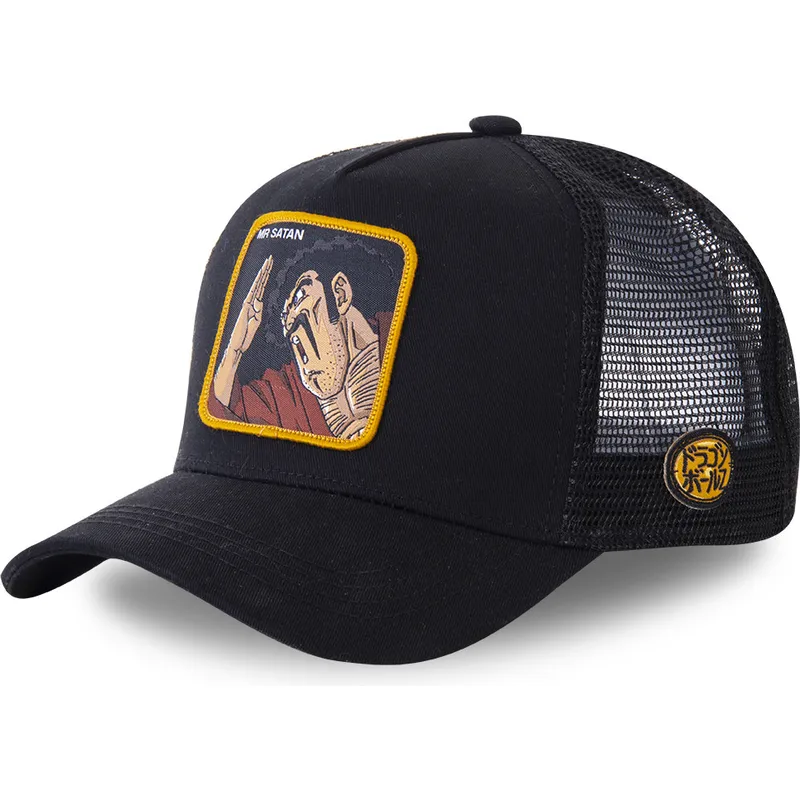 kasketter-buet-sort-snapback-mr-satan-dragon-ball-af-capslab kasketter-buet-sort-snapback-mr-satan-dragon-ball-af-capslab