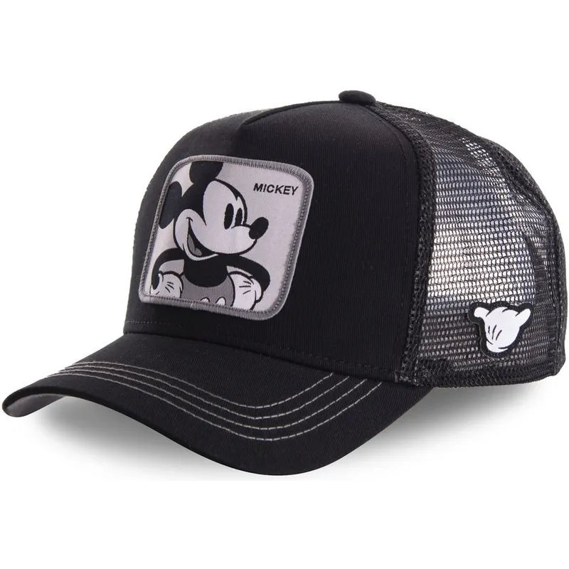 kasketter-buet-sort-snapback-mickey-mouse-disney-af-capslab kasketter-buet-sort-snapback-mickey-mouse-disney-af-capslab