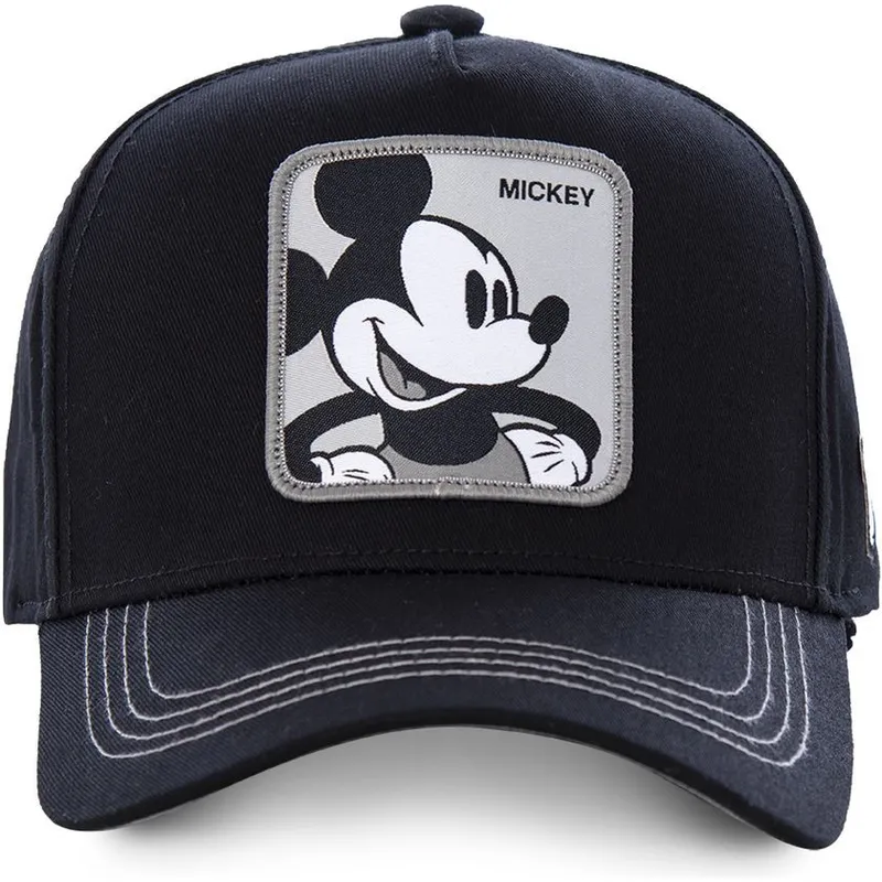 kasketter-buet-sort-snapback-mickey-mouse-disney-af-capslab kasketter-buet-sort-snapback-mickey-mouse-disney-af-capslab