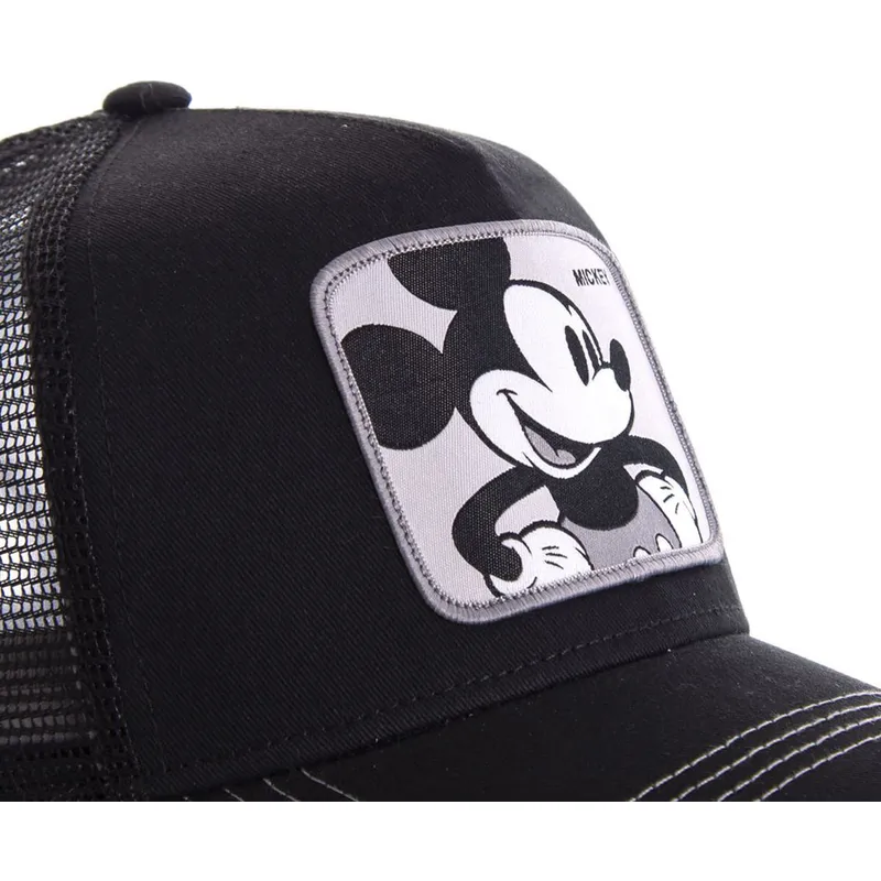 kasketter-buet-sort-snapback-mickey-mouse-disney-af-capslab kasketter-buet-sort-snapback-mickey-mouse-disney-af-capslab