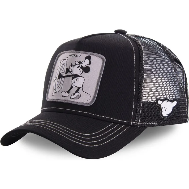 kasketter-buet-sort-snapback-mickey-mouse-disney-af-capslab