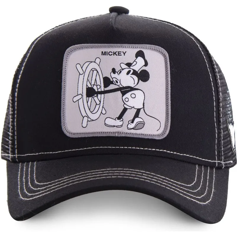 kasketter-buet-sort-snapback-mickey-mouse-disney-af-capslab