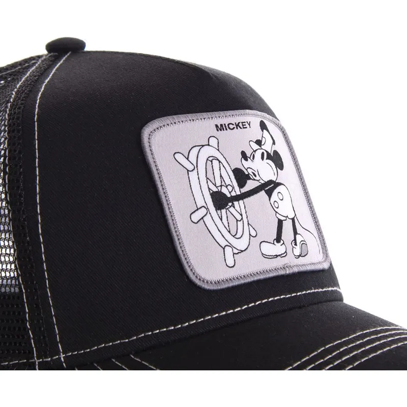 kasketter-buet-sort-snapback-mickey-mouse-disney-af-capslab