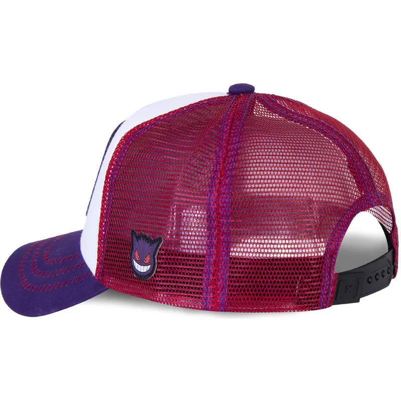 kasketter-buet-hvid-snapback-gengar-pokemon-af-capslab