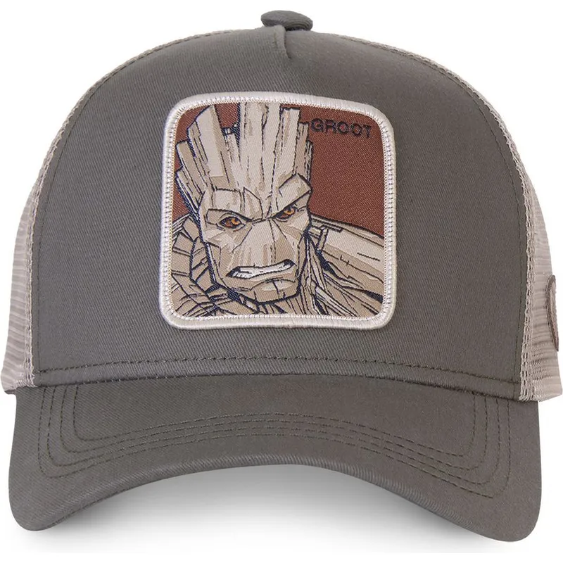 kasketter-buet-gron-snapback-groot-marvel-comics-af-capslab