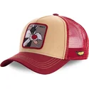 kasketter-buet-orange-snapback-silvestre-looney-tunes-af-capslab