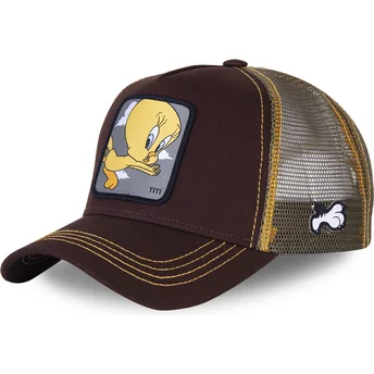 capslab-looney-tunes-piolin-tit1-brun-trucker-kasket