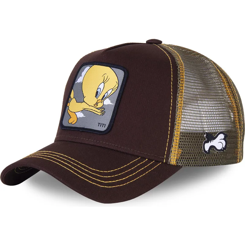 kasketter-buet-brun-snapback-pip-looney-tunes-af-capslab kasketter-buet-brun-snapback-pip-looney-tunes-af-capslab