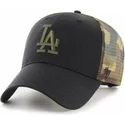 los-angeles-dodgers-mlb-mvp-back-switch-trucker-kasket-i-sort-og-camouflage-fra-47-brand