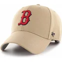 kasketter-buet-khaki-snapback-ajustable-mvp-fra-boston-red-sox-mlb-af-47-brand