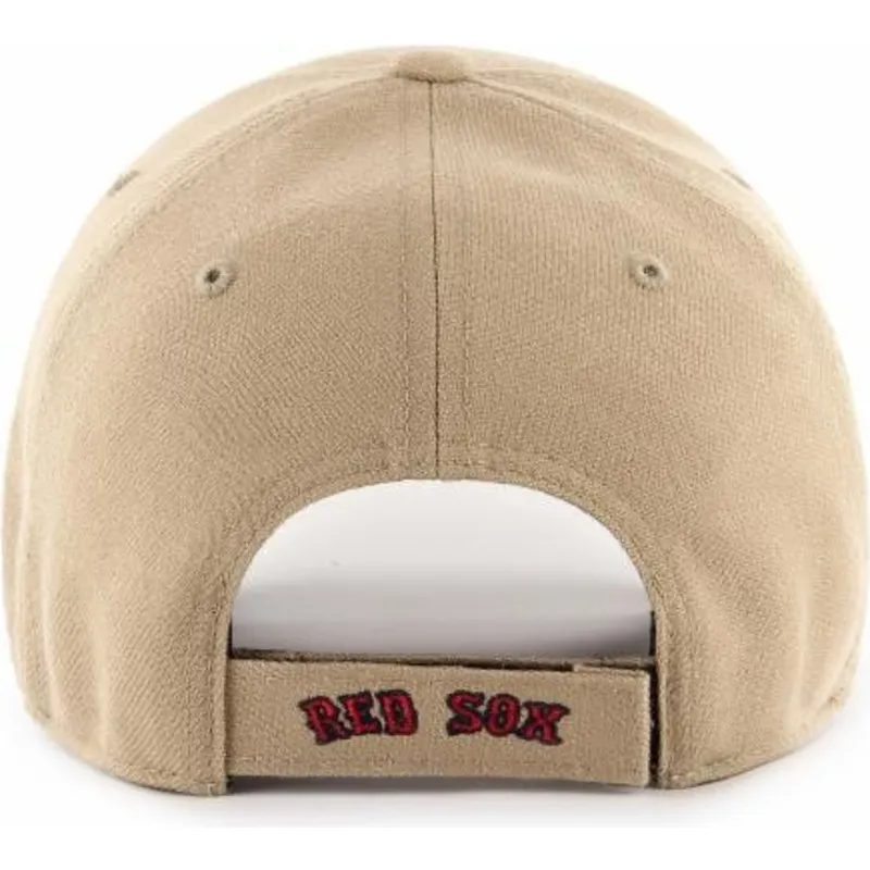 kasketter-buet-khaki-snapback-ajustable-mvp-fra-boston-red-sox-mlb-af-47-brand kasketter-buet-khaki-snapback-ajustable-mvp-fra-boston-red-sox-mlb-af-47-brand