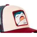 kasketter-buet-beige-snapback-snorlax-pokemon-af-capslab