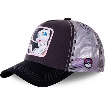 kasketter-buet-sort-snapback-mew-pokemon-af-capslab