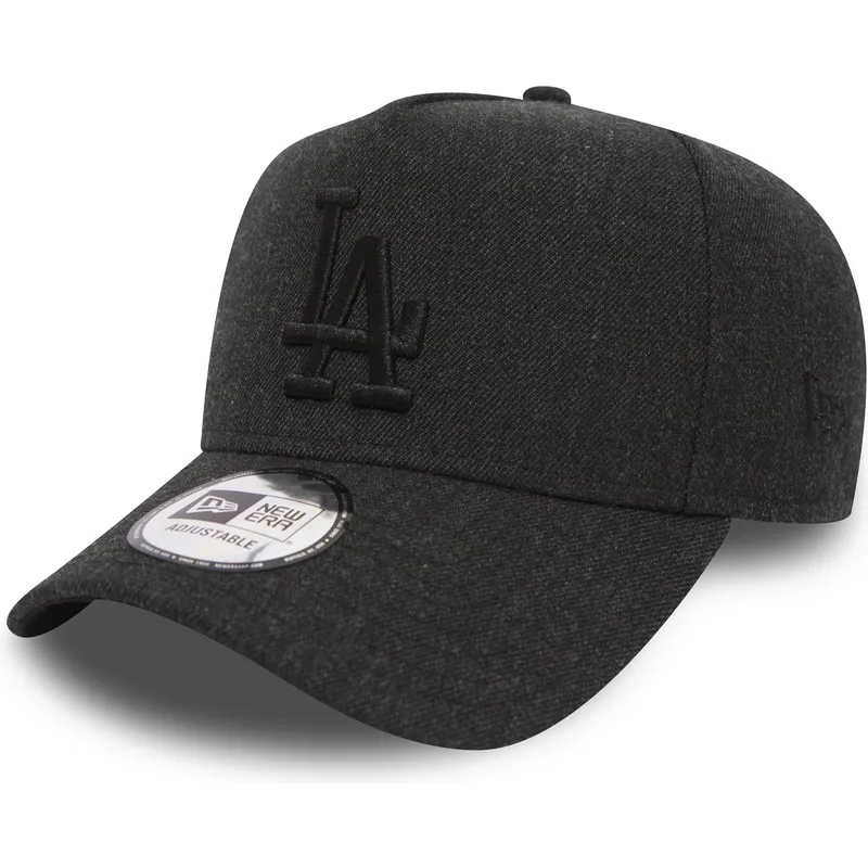 kasketter-buet-sort-justerbar-rem-9forty-seasonal-heather-a-frame-fra-los-angeles-dodgers-mlb-af-new-era