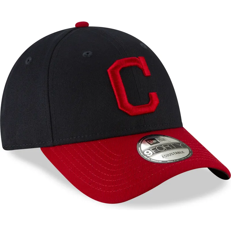 kasketter-buet-marinebla-justerbar-rem-9forty-the-league-fra-cleveland-indians-mlb-af-new-era kasketter-buet-marinebla-justerbar-rem-9forty-the-league-fra-cleveland-indians-mlb-af-new-era