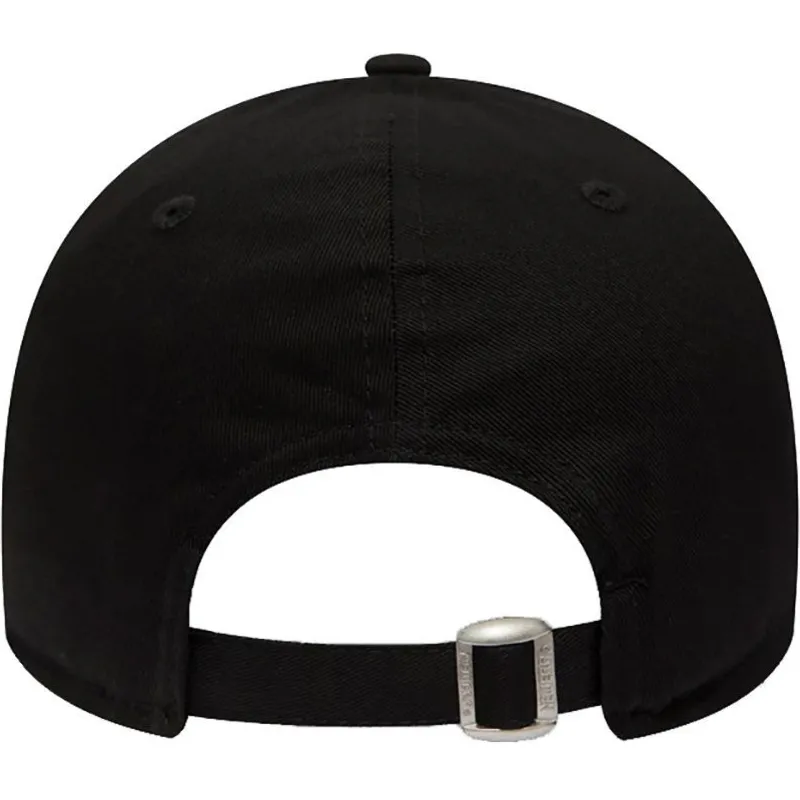 sort-justerbar-curved-kasket-med-sort-logo-9forty-league-essential-fra-los-angeles-dodgers-mlb-fra-new-era