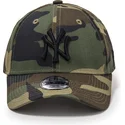 buet-kasket-med-camouflage-justerbar-til-dreng-9forty-league-essential-fra-new-york-yankees-mlb-fra-new-era