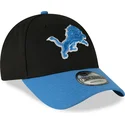 kasketter-buet-sort-justerbar-rem-9forty-the-league-fra-detroit-lions-nfl-af-new-era