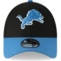 kasketter-buet-sort-justerbar-rem-9forty-the-league-fra-detroit-lions-nfl-af-new-era