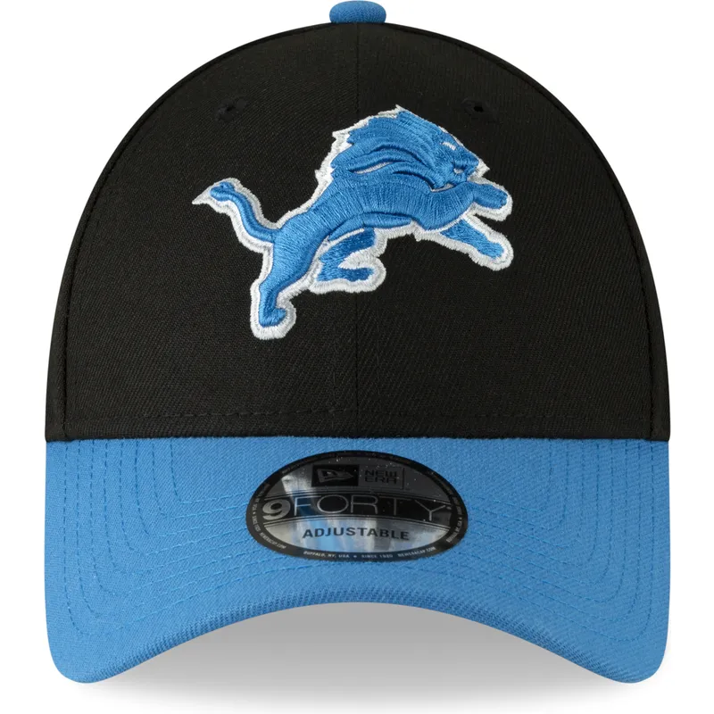 kasketter-buet-sort-justerbar-rem-9forty-the-league-fra-detroit-lions-nfl-af-new-era