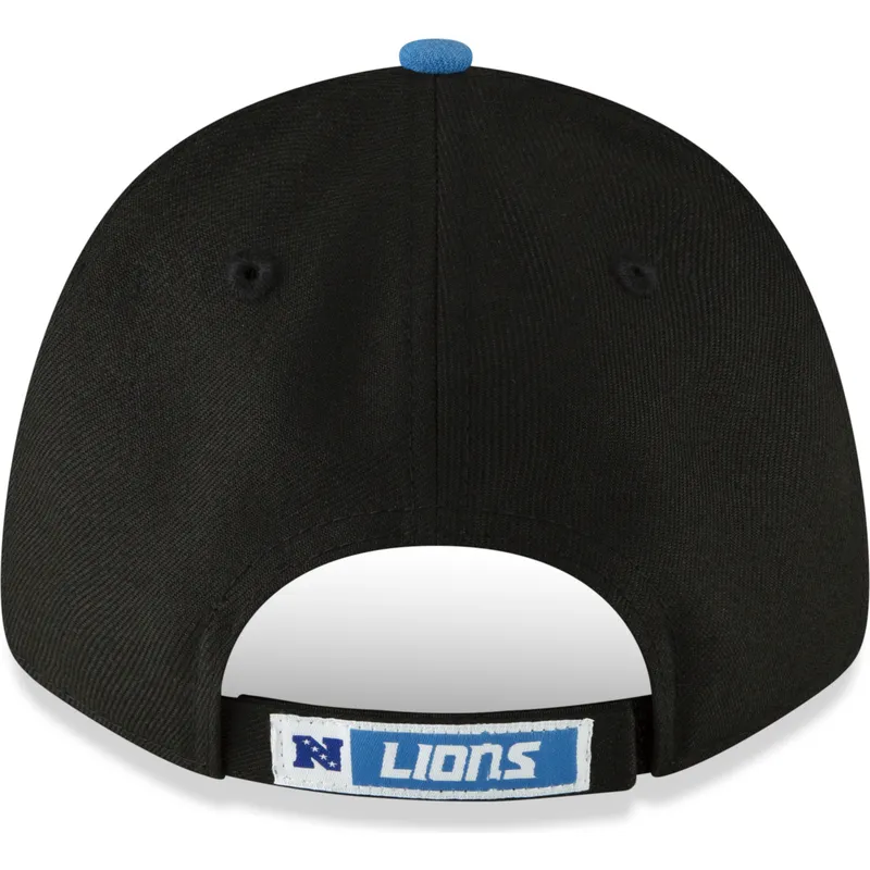 kasketter-buet-sort-justerbar-rem-9forty-the-league-fra-detroit-lions-nfl-af-new-era