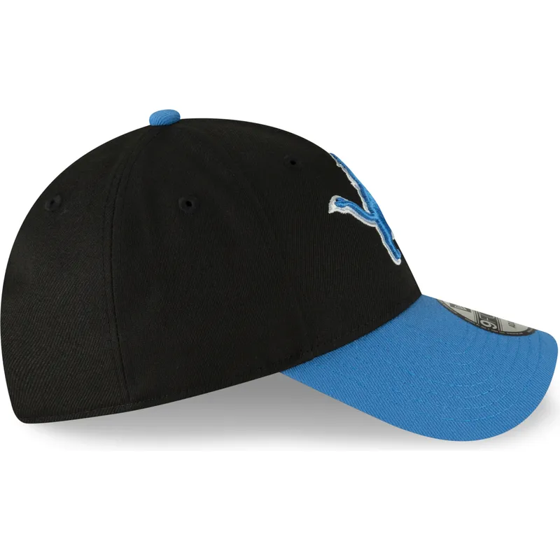 kasketter-buet-sort-justerbar-rem-9forty-the-league-fra-detroit-lions-nfl-af-new-era