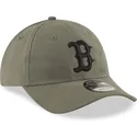 kasketter-buet-gron-justerbar-rem-9twenty-nylon-packable-fra-boston-red-sox-mlb-af-new-era